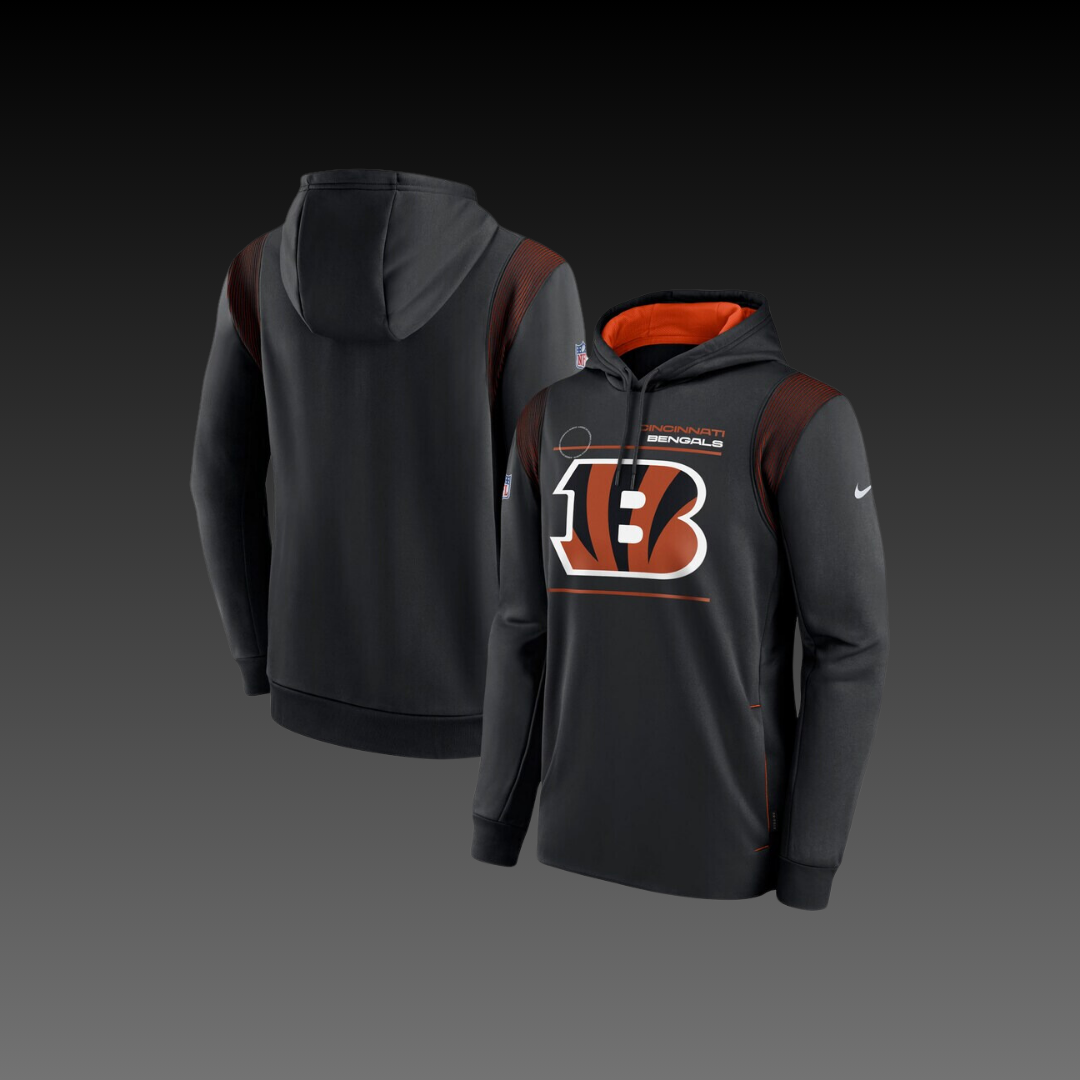 Cincinnati Bengals Black Performance Long Sleeve Hoodie