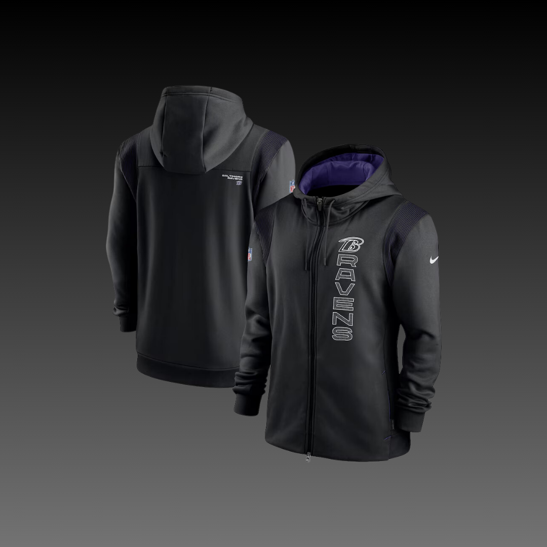 Baltimore Ravens Performance Full-Zip Hoodie