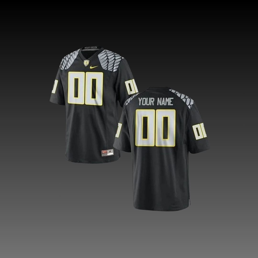 Oregon Custom College Jersey Black