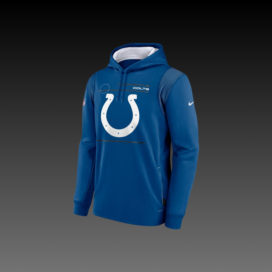 Indianapolis Colts Blue Performance Long Sleeve Hoodie