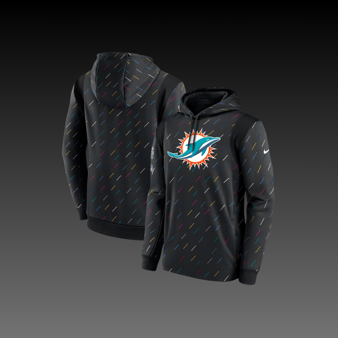 Miami Dolphins Crucial Catch Performance Hoodie