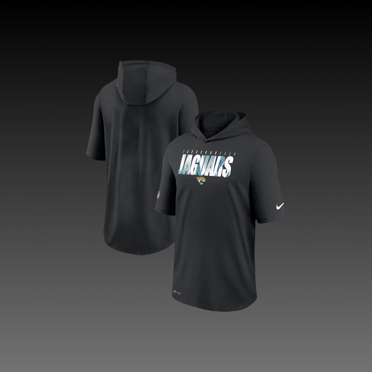 Jacksonville Jaguars Performance Short Sleeve Hoodie