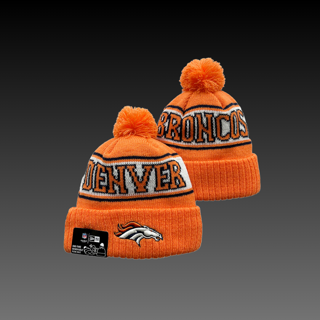 Denver Broncos Home Orange Knitted Beanie