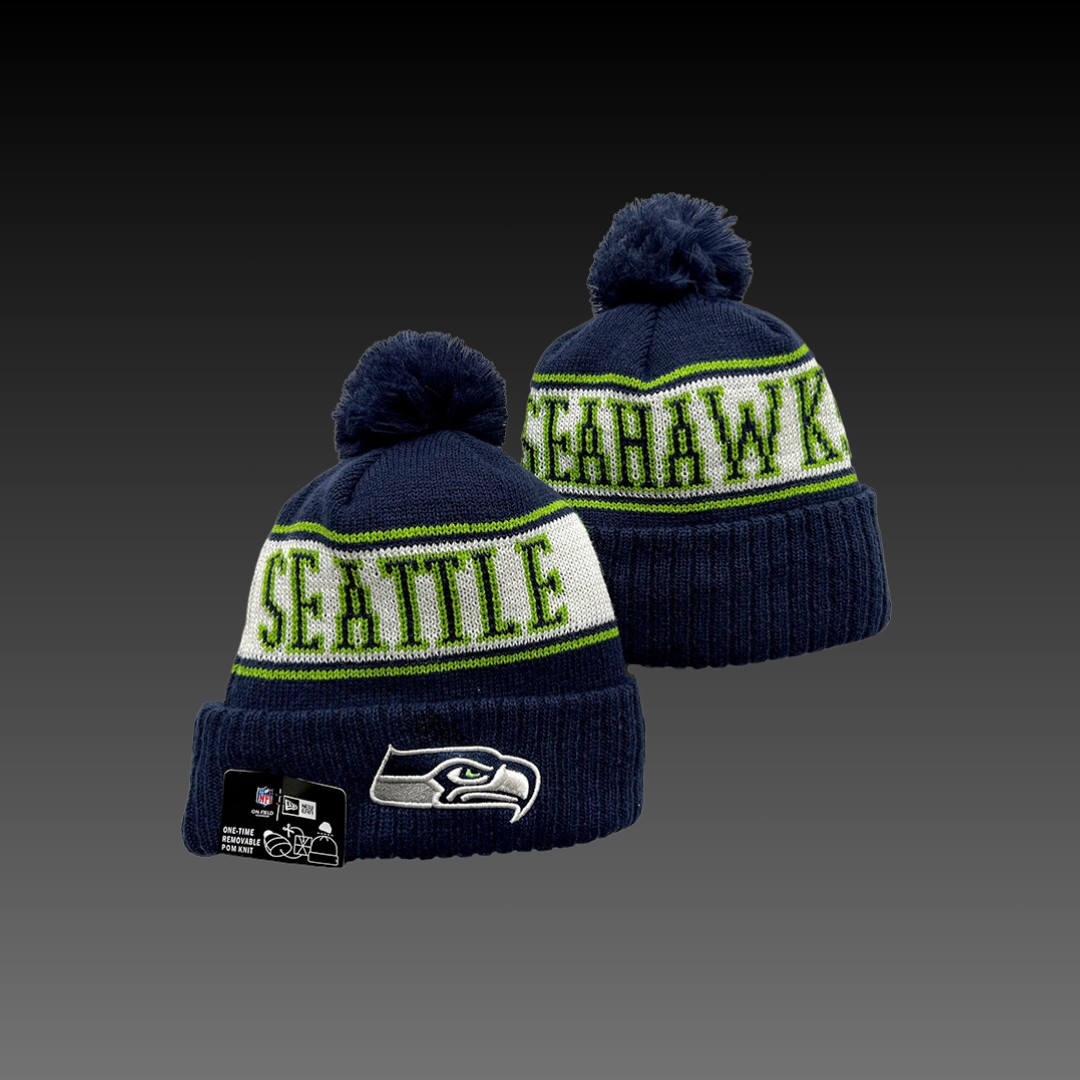 Seattle Seahawks Home Blue Knitted Beanie