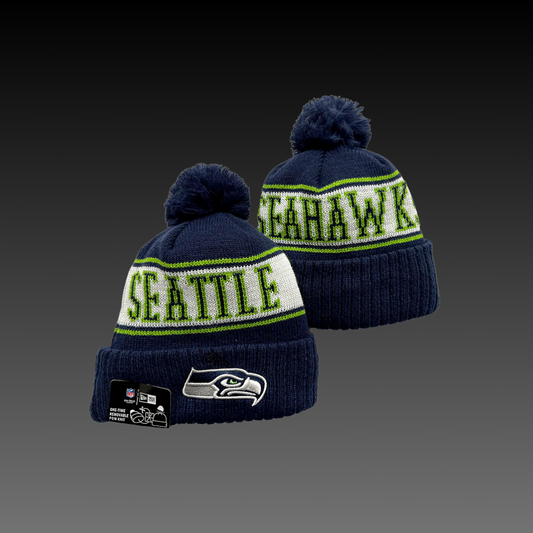 Seattle Seahawks Home Blue Knitted Beanie