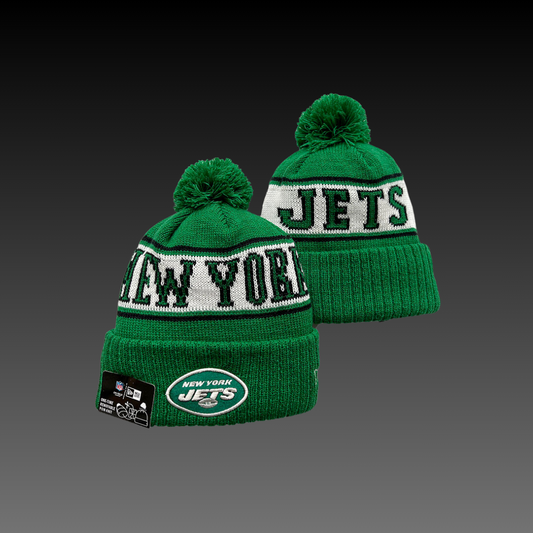 New York Jets Home Retro Green Knitted Beanie