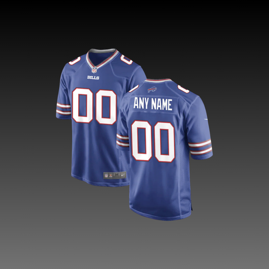 Buffalo Bills Custom Jersey Blue