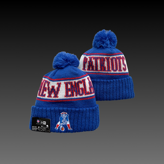 New England Patriots Home Retro Blue Knitted Beanie