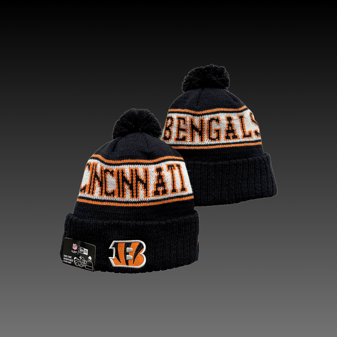 Cincinnati Bengals Home Black Knitted Beanie