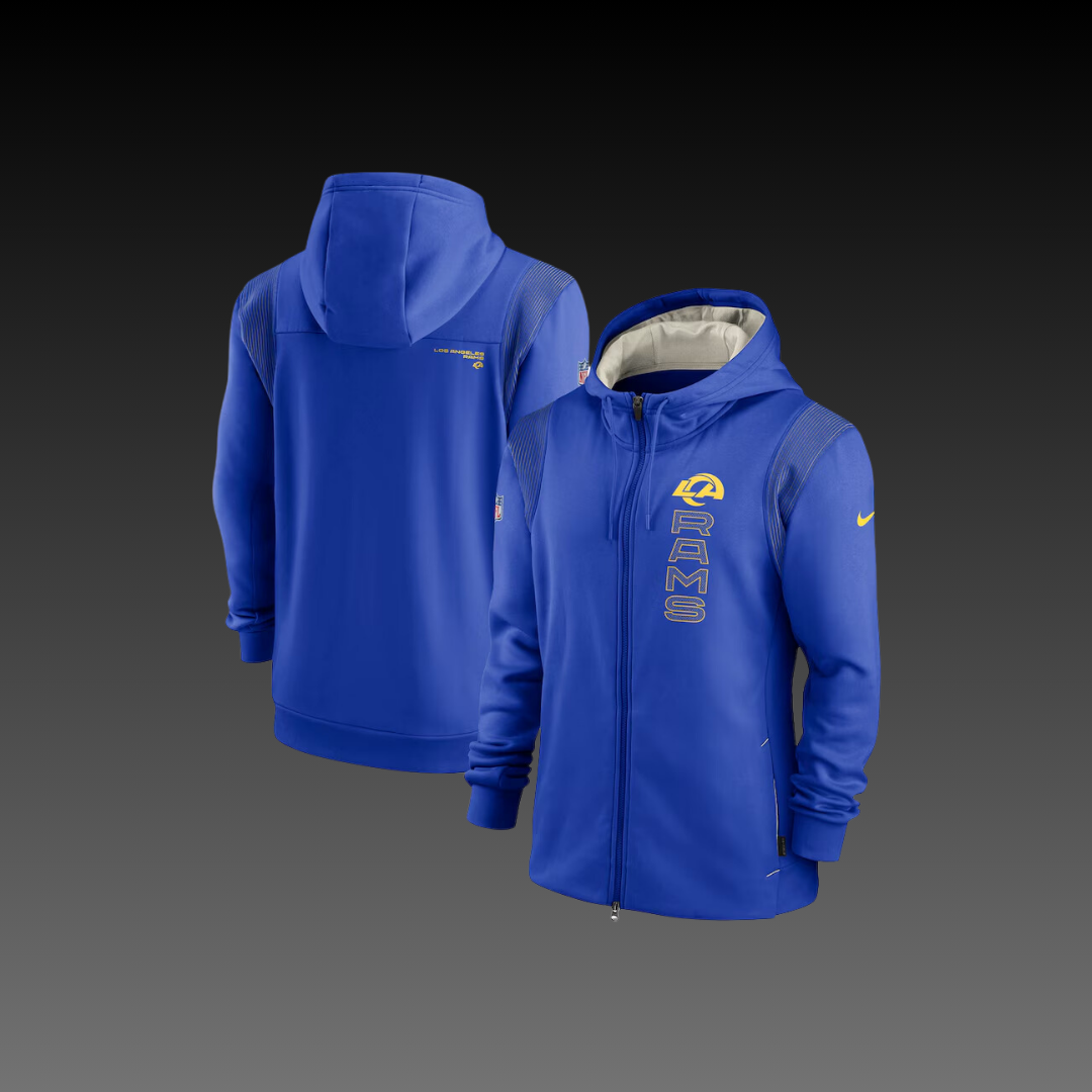 Los Angeles Rams Performance Full-Zip Hoodie