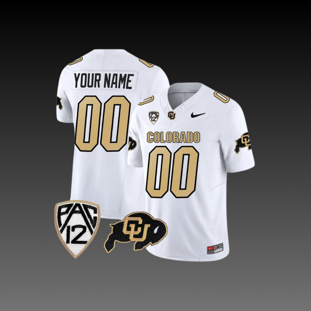 Colorado Custom College Jersey White