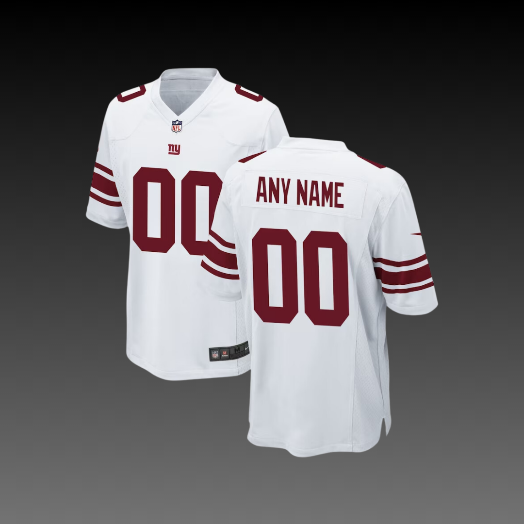 New York Giants Custom Jersey White