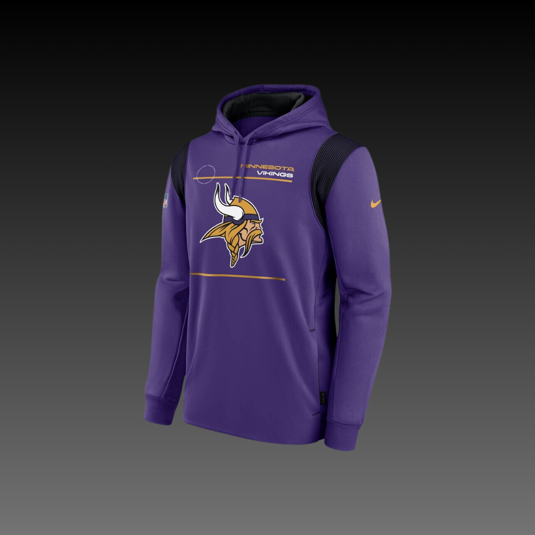 Minnesota Vikings Purple Performance Long Sleeve Hoodie