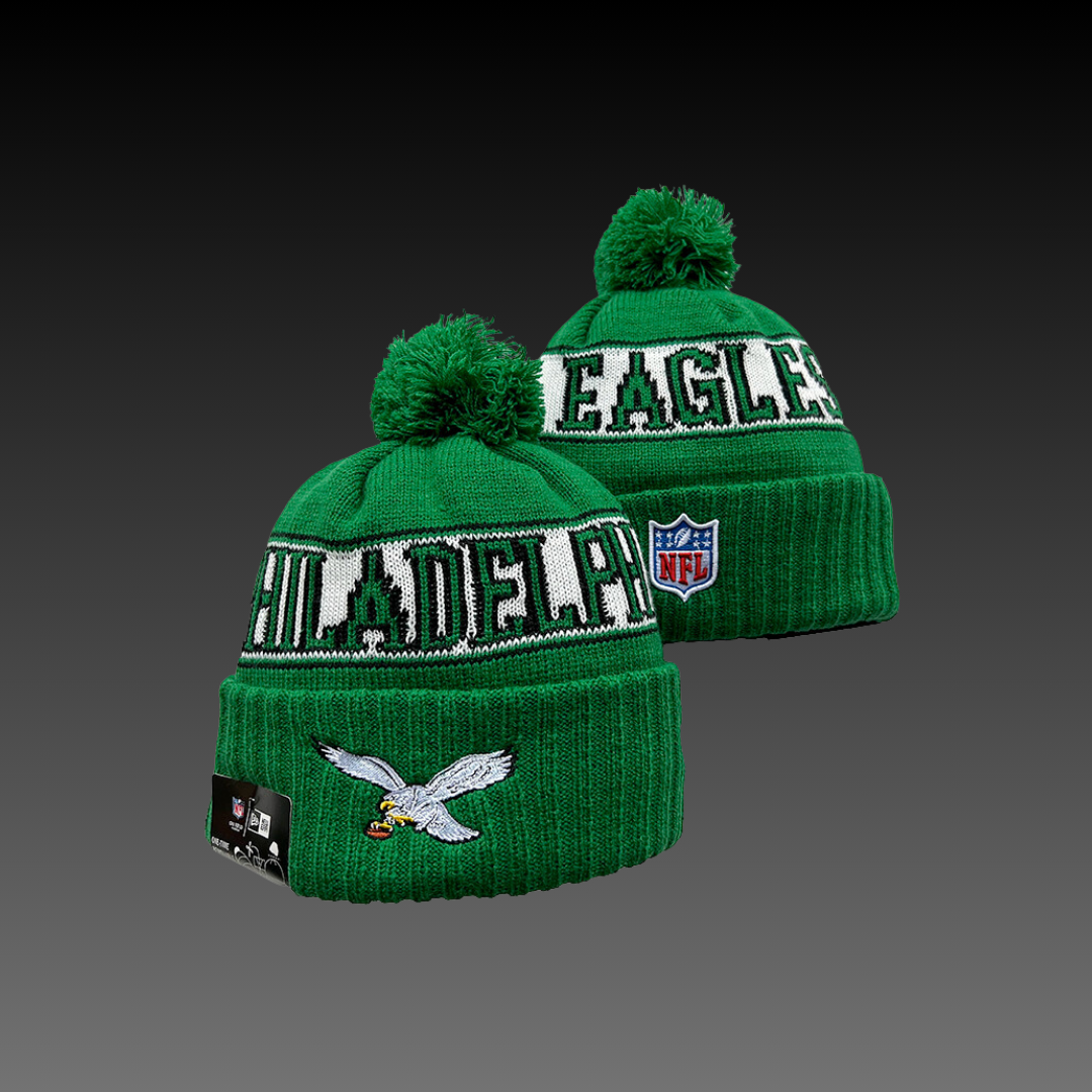 Philadelphia Eagles Home Retro Green Knitted Beanie