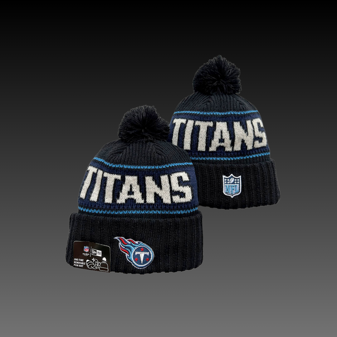 Tennessee Titans Alternate Black Knitted Beanie