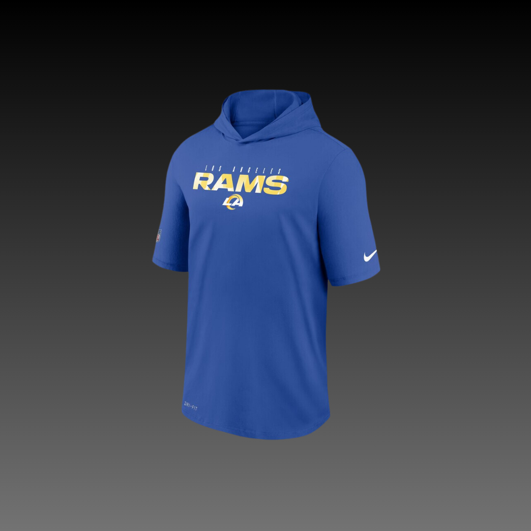 Los Angeles Rams Performance Short Sleeve Hoodie