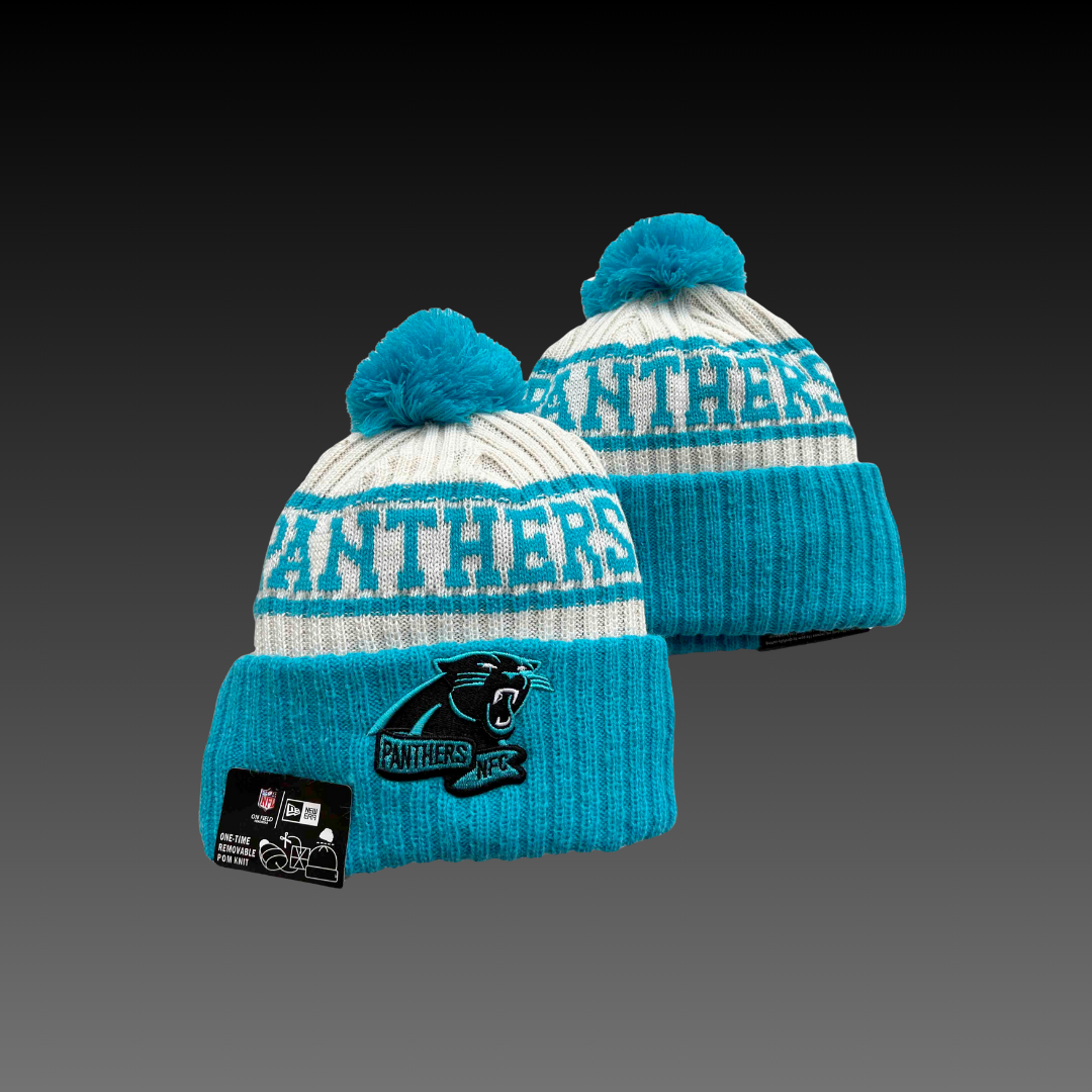 Carolina Panthers Home White Knitted Beanie