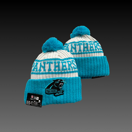 Carolina Panthers Home White Knitted Beanie