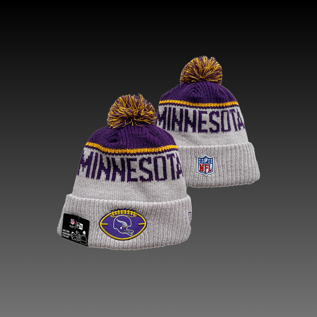 Minnesota Vikings Reverse Knitted Beanie