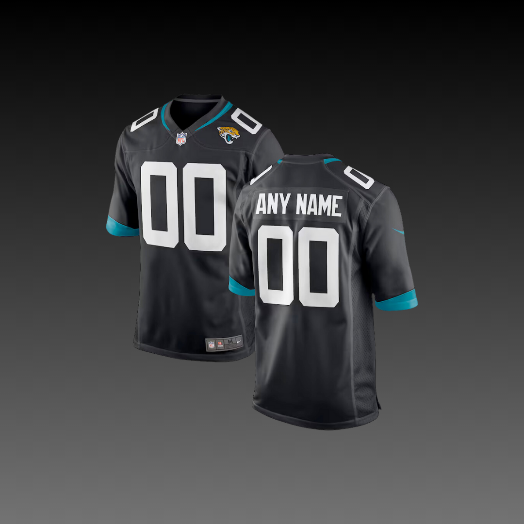 Jacksonville Jaguars Custom Jersey Black