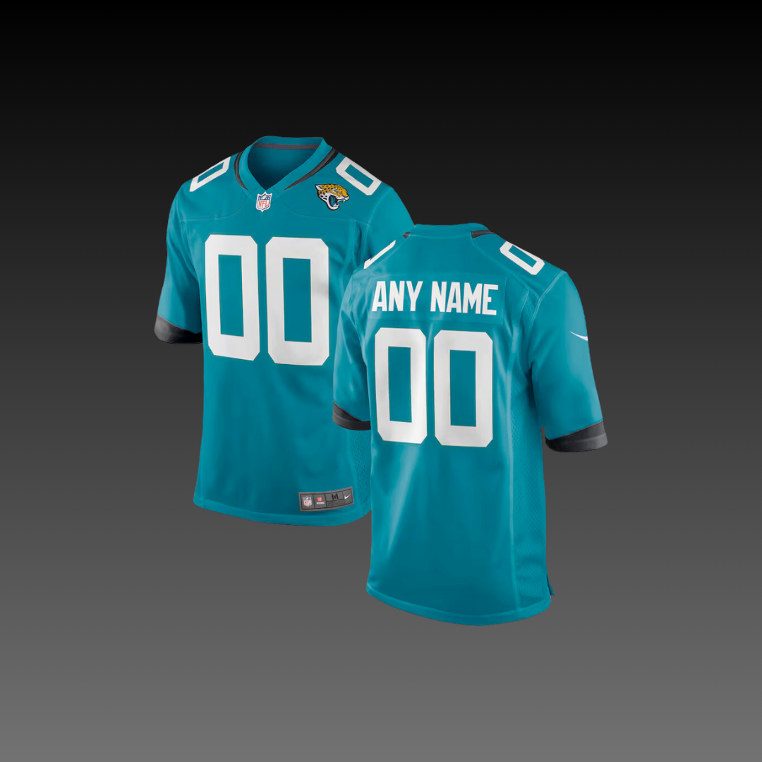 Jacksonville Jaguars Custom Jersey Blue