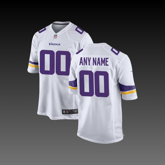 Minnesota Vikings Custom Jersey White