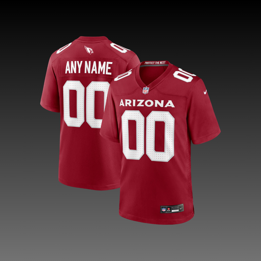 Arizona Cardinals Custom Jersey Red