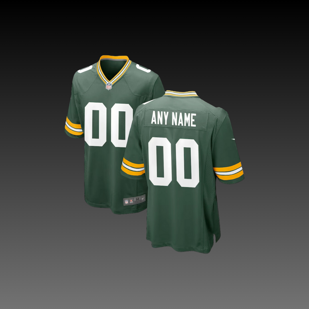 Green Bay Packers Custom Jersey Green