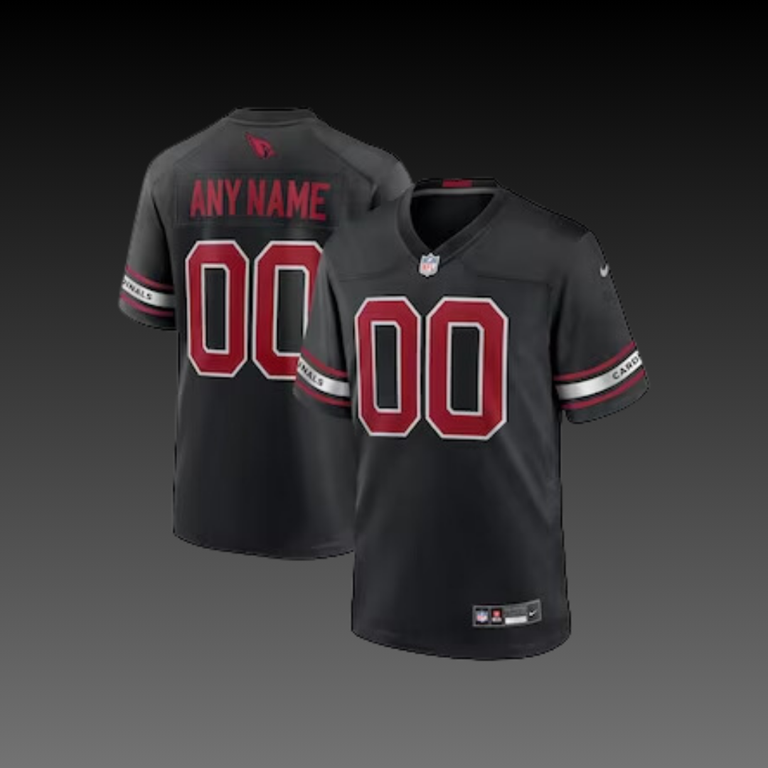 Arizona Cardinals Custom Jersey Black