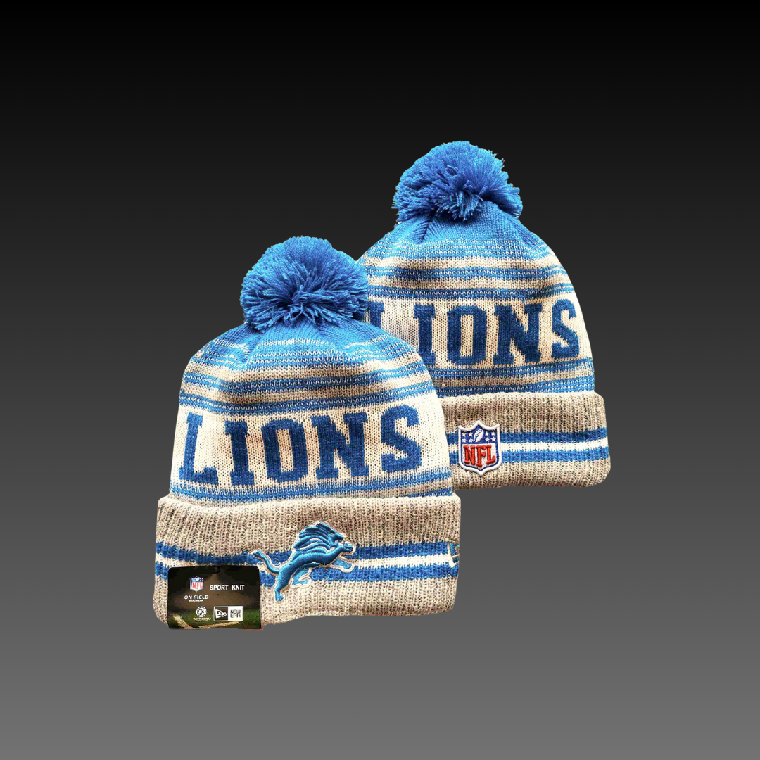 Detroit Lions Reverse Knitted Beanie