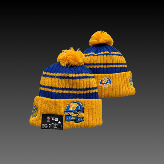 Los Angeles Rams Home Yellow Knitted Beanie