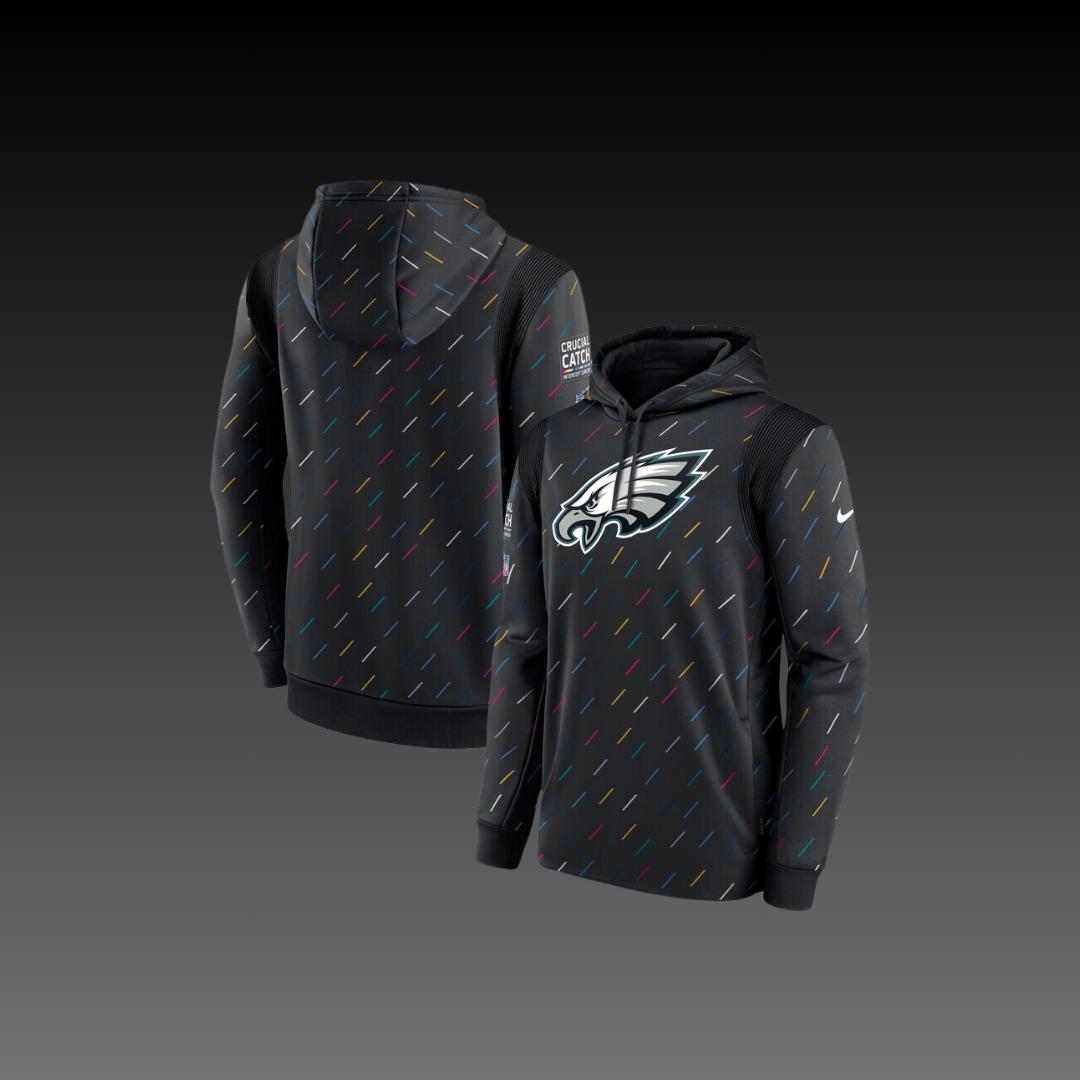 Philadelphia Eagles Crucial Catch Performance Hoodie