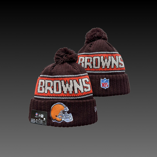 Cleveland Browns Home Brown Knitted Beanie