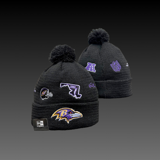 Baltimore Ravens City Knitted Beanie