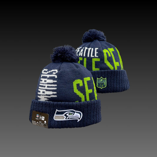 Seattle Seahawks Statement Knitted Beanie