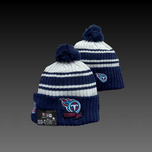 Tennessee Titans Alternate Striped Knitted Beanie