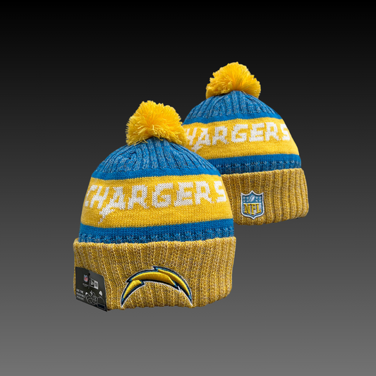 Los Angeles Chargers Home Retro Yellow Knitted Beanie