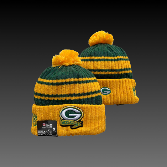 Greenbay Packers Home Yellow Knitted Beanie