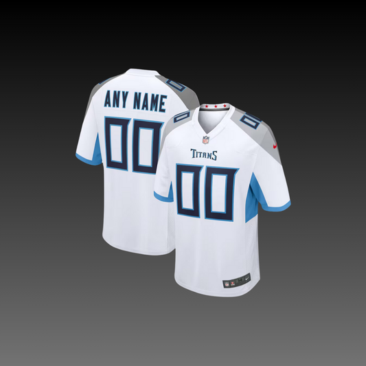 Tennessee Titans Custom Jersey White