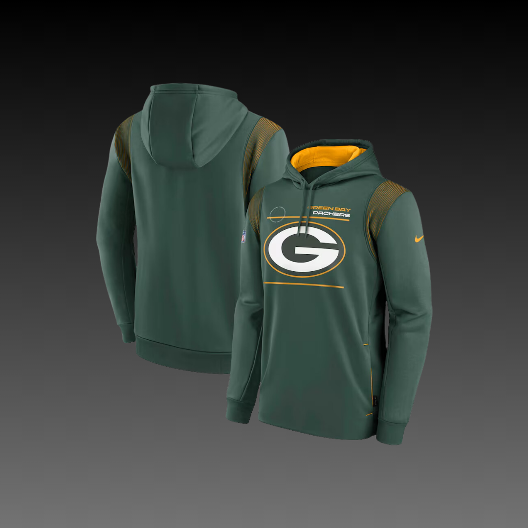 Green Bay Packers Green Performance Long Sleeve Hoodie