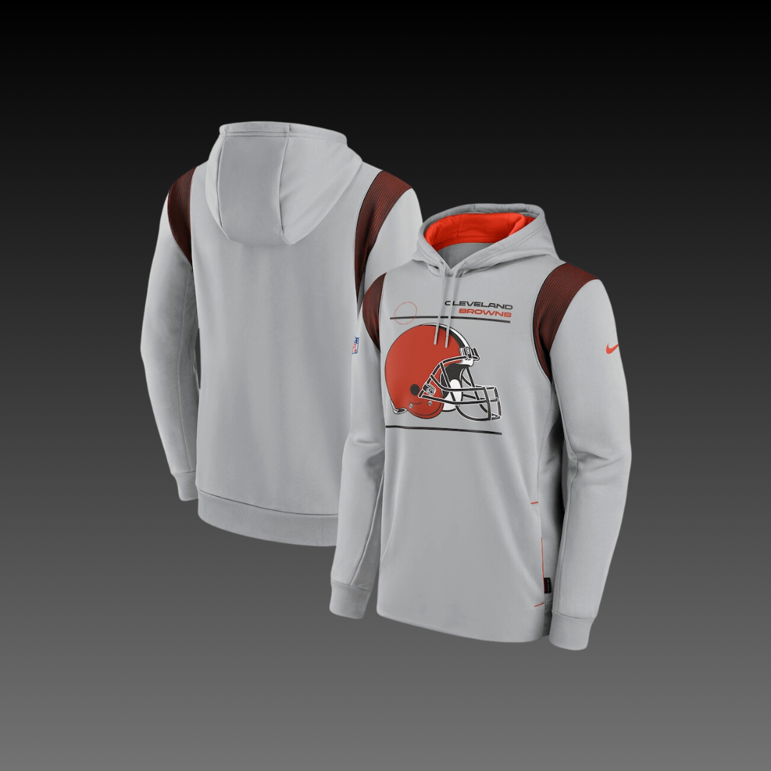 Cleveland Browns Grey Performance Long Sleeve Hoodie