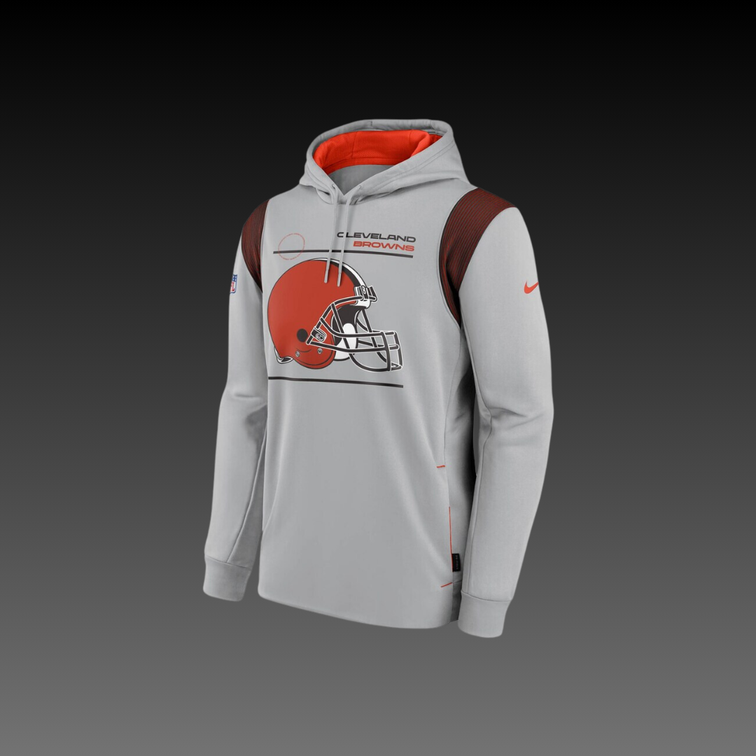 Cleveland Browns Grey Performance Long Sleeve Hoodie