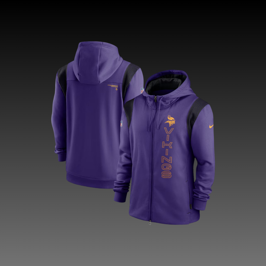 Minnesota Vikings Performance Full-Zip Hoodie