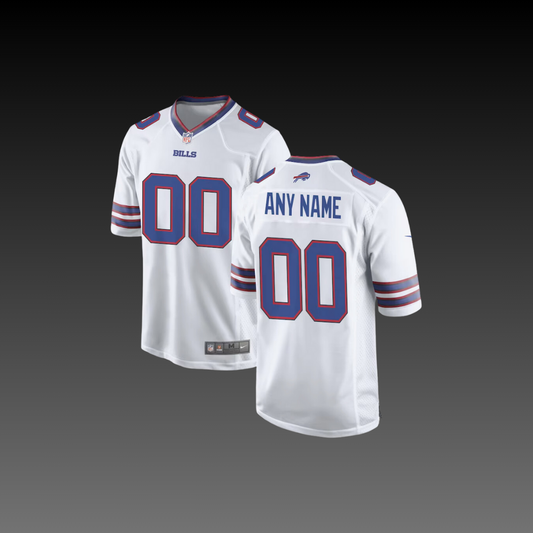 Buffalo Bills Custom Jersey White