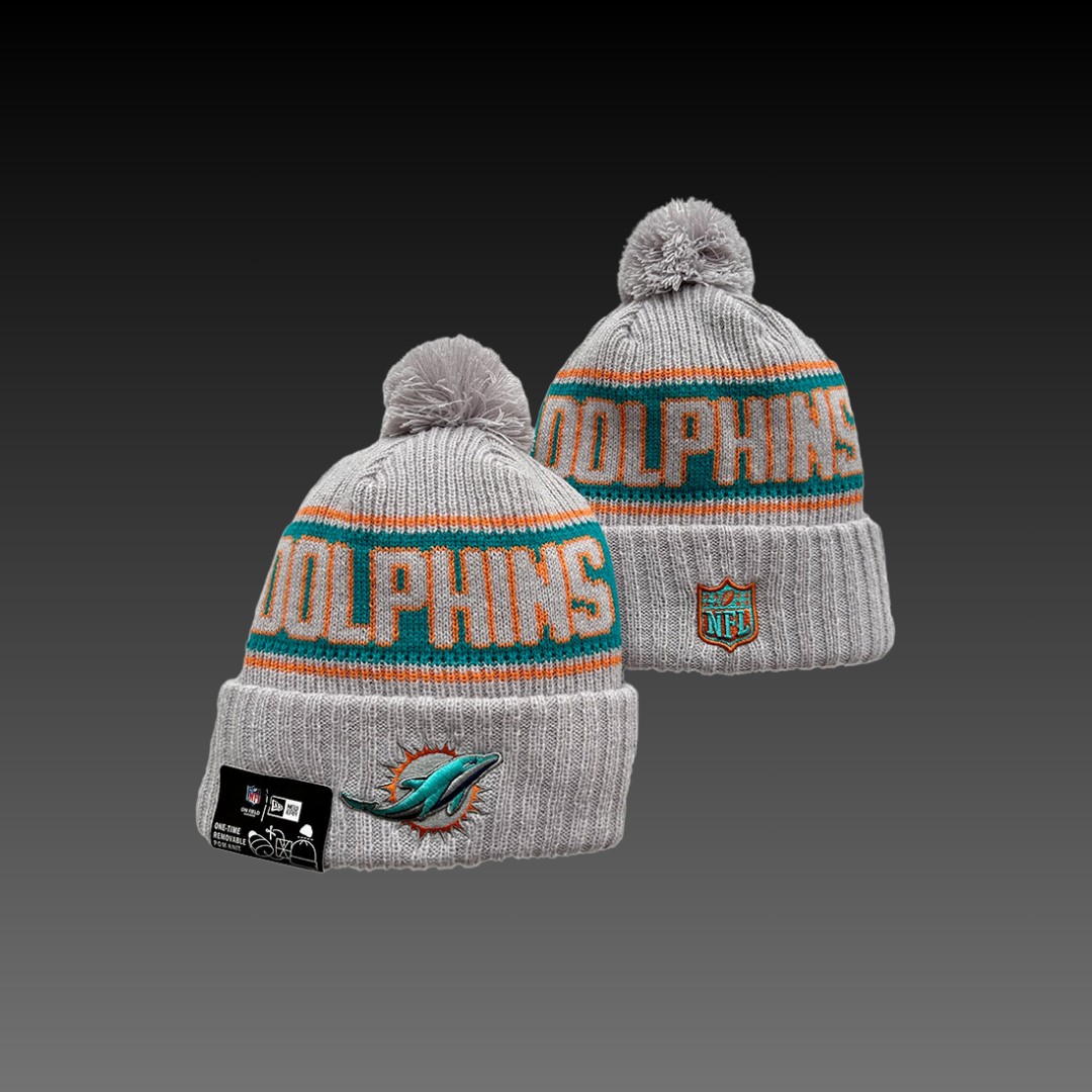 Miami Dolphins Away Knitted Beanie