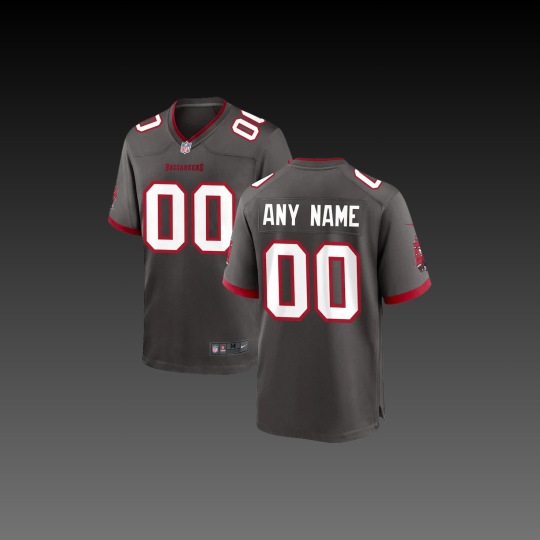 Tampa Bay Buccaneers Custom Jersey Grey