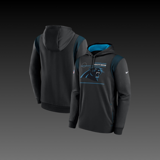 Carolina Panthers Black Performance Long Sleeve Hoodie