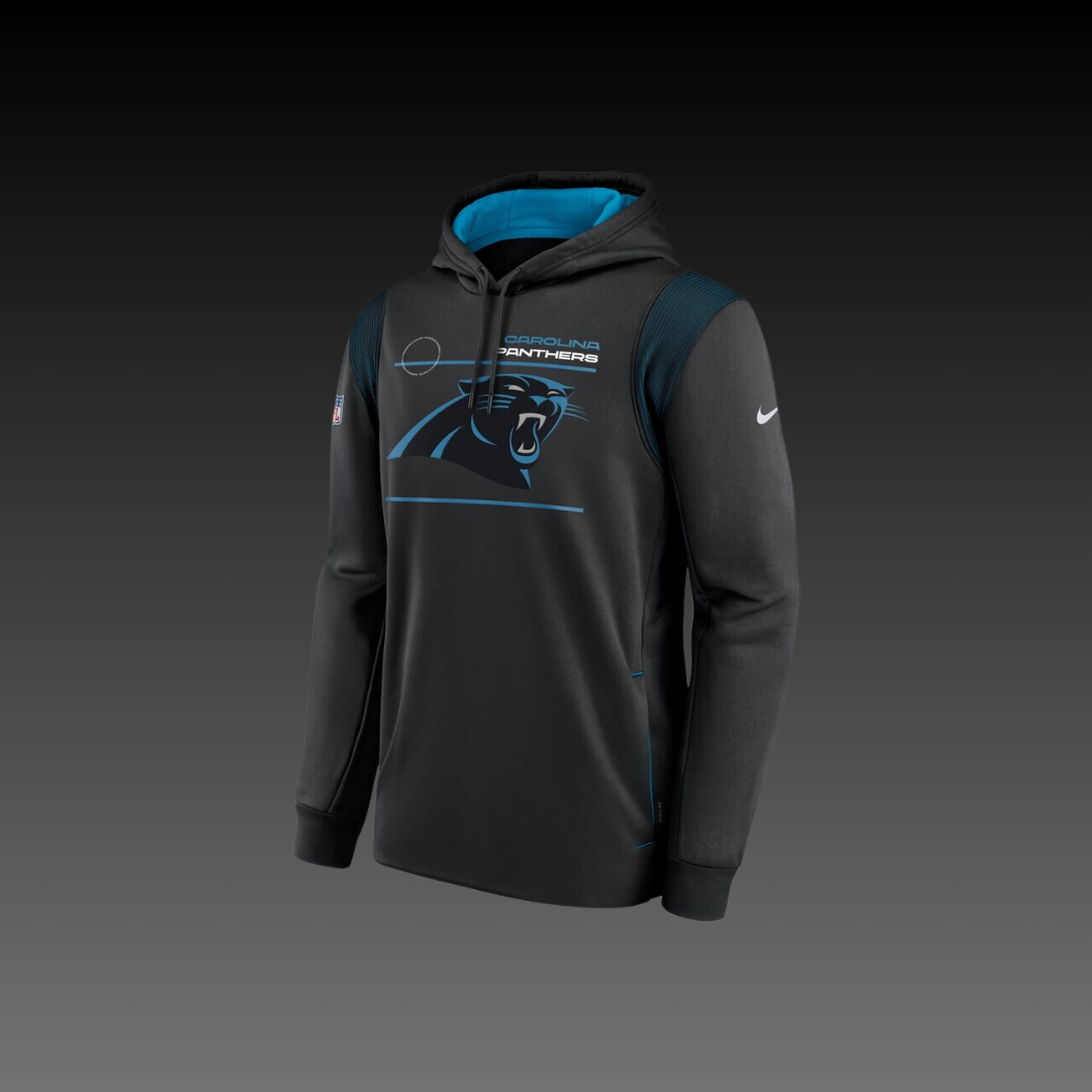 Carolina Panthers Black Performance Long Sleeve Hoodie