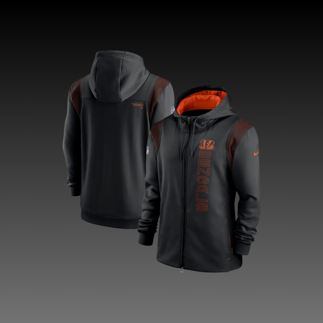 Cincinnati Bengals Performance Full-Zip Hoodie