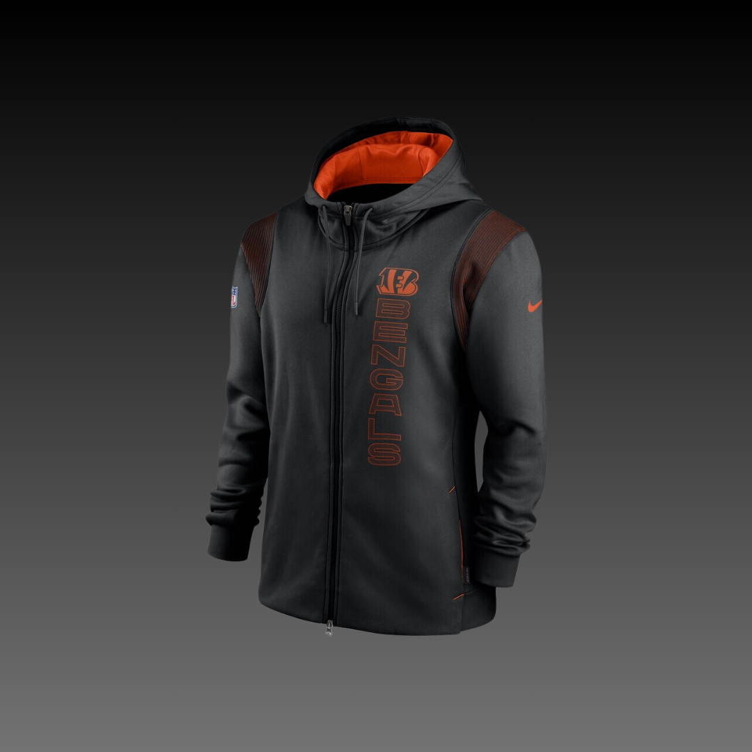 Cincinnati Bengals Performance Full-Zip Hoodie